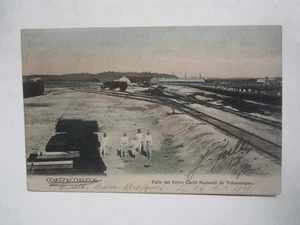 1909 MÉXICO COATZACOALCOS PATIO DEL FERRO CARRO - Imagen 1 de 2