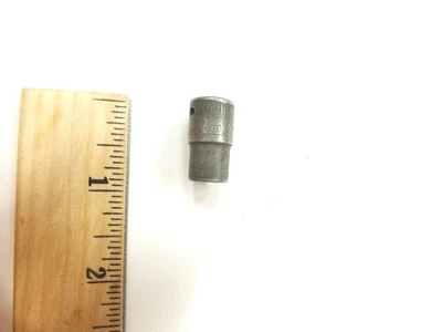 SNAP-ON TOOLS 1/4" DRIVE 5/16" SHALLOW 6 POINT SOCKET - MADE IN USA - SAE  TM-10 - Image 1 of 4