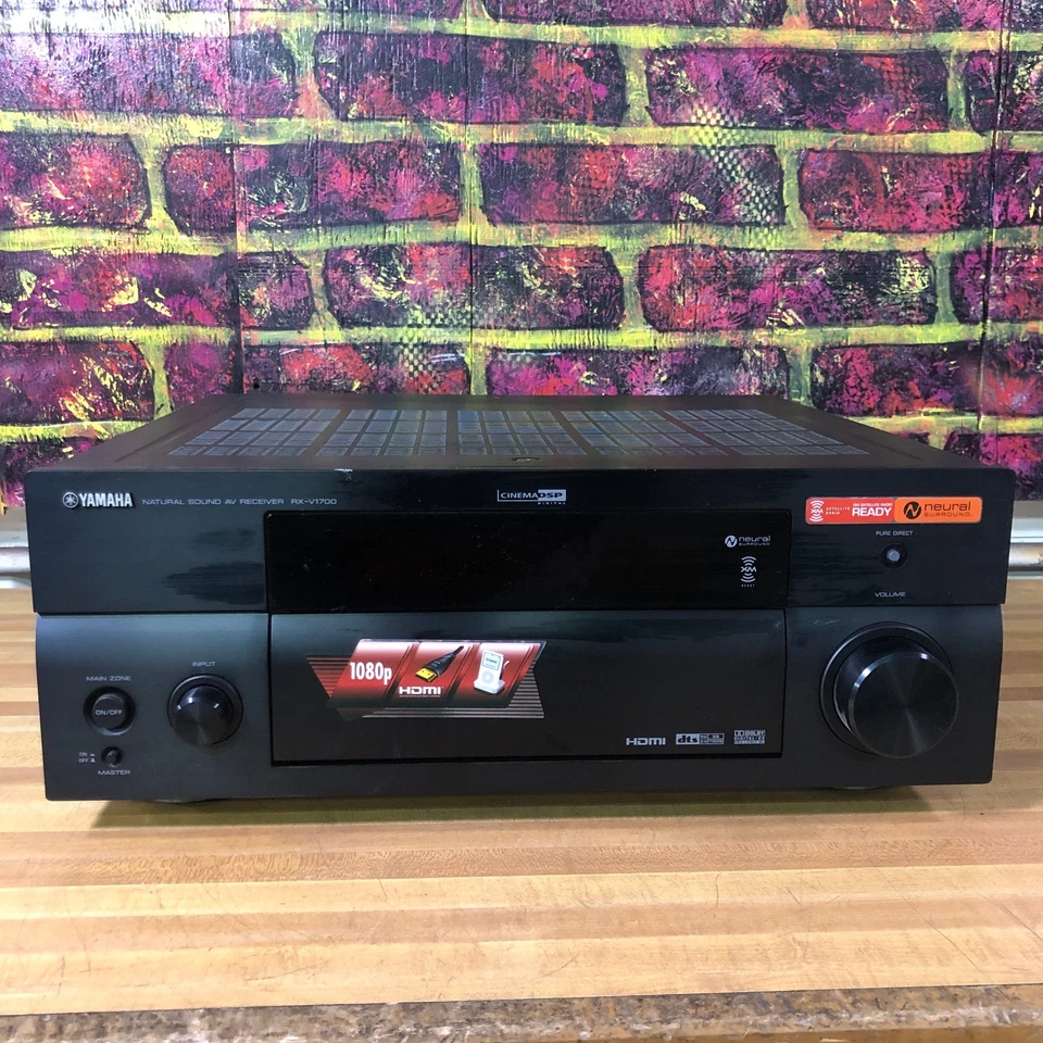Yamaha RX-V1700 7.1-channel Digital 1080p Home Receiver | TESTED WORKING - Image 1 of 4