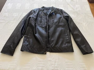 Urban Republic Leather Jacket Imitation Leather Boys XL 18/20 - Picture 1 of 7