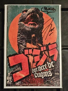 Godzilla Here There Be Dragons #1 Frank Tieri/Dan Panosian SIGNED COA SDCC NM - Picture 1 of 4