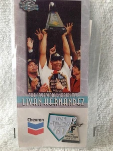 Livian Hernandez Florida Marlins PIN SGA 5/20/1998 1997 World Series  - Picture 1 of 1
