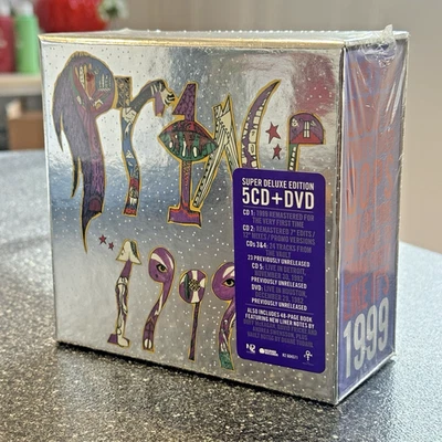PRINCE 👑 1999 Super Deluxe Edition 5 CD Box Set + 1 DVD 2019 BRAND NEW SEALED - Image 1 of 4