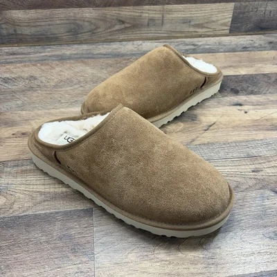 UGG Clásico Sin Cordones Castaño 1129290 Marrón Castaño Para Hombre Talla 9 Foto 1 de 4