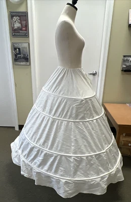 Jaula de crinolina victoriana/guerra civil repro 125" siglo XIX, hasta talla 30" cintura Foto 1 de 4