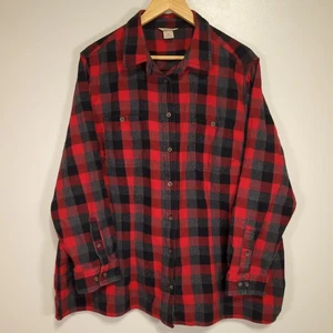 Duluth Trading Free Swingin' Flanellhemd Damen 3X rot schwarz grau kariert - Bild 1 von 8