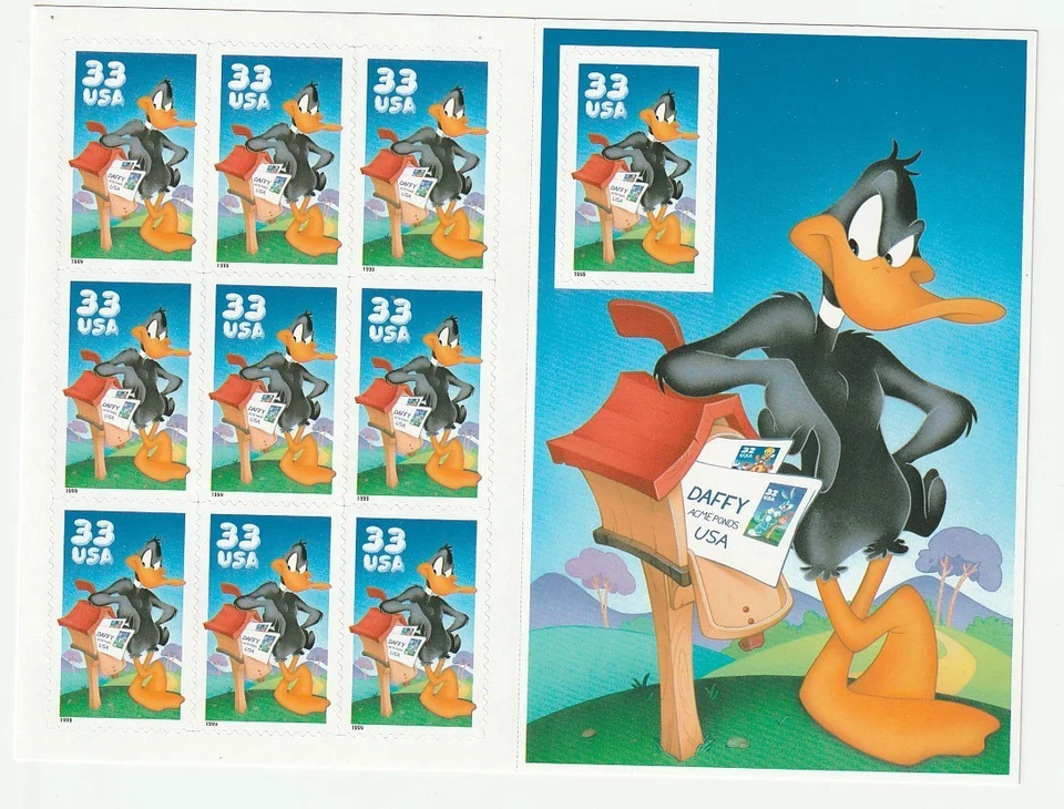 Scott # 3306  US   Daffy Duck    M/NH  O/G  Free Ship - Image 1 of 1