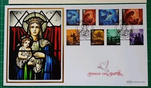 2019 Christmas Benham First Day Cover Holywell Flintshire postmark - Picture 1 of 3