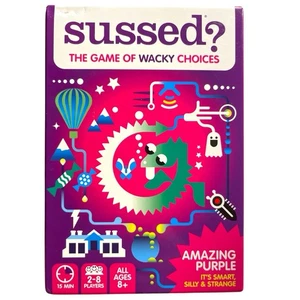 Sussed? Game of Wacky Choices, NEW! Card Game Ages 8 + 2-8 Players Silly Fun ! - Picture 1 of 7