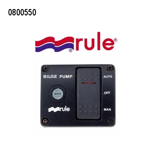 Pannello per Pompa di Sentina Jabsco Interuttore On Off Auto 12/24v per Barca - Immagine 1 di 1