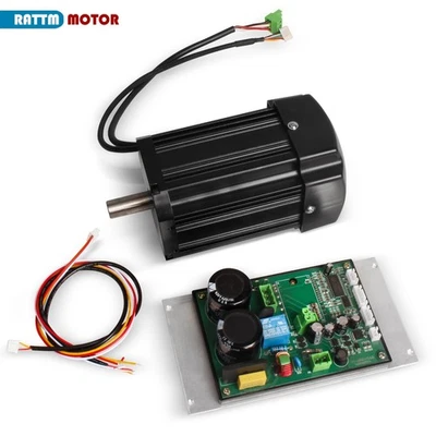 RATTM MOTOR 850W 1100W DC Brushless Motor + Main Board For CD210V WM210V Mini Lathe Machine