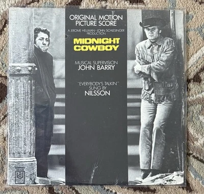HARRY NILSSON~MIDNIGHT COWBOY (ORIG FILM SOUNDTRACK)~RARE SEALED ORIG '69 U/A LP - Image 1 of 3