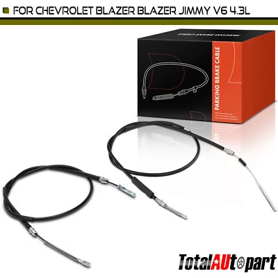 2x Parking Brake Cable for Chevrolet Blazer 1998-2005GMC Jimmy Rear Left & Right - Image 1 of 4