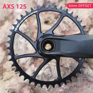Ultralight 6mm Offest MTB Bicycle Chainring 32-46T Hollow Single Chainwheel - Picture 1 of 28
