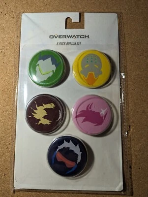 Overwatch Buttons 5 Pack - Image 1 of 2