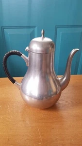 Vintage Etain Pur Tiel C K Holland Real Pewter Coffee or Tea Serving Pot - Picture 1 of 10