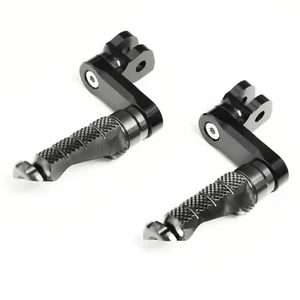 R-FIGHT Front 40mm Lowering Foot Pegs Black For BMW F800ST 05-07 08 09 10 11 12 - Picture 1 of 6