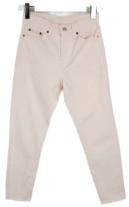 Levi's 22861 Jeans Para Dama W25 Corte Wedgie Desgastado Con Bolsillos Rosa - Imagen 1 de 8