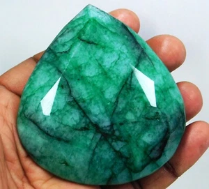 Exquisite 1047 Ct Natural Colombian Green Big Emerald - Certified Loose Gemstone - Picture 1 of 12