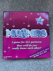 MR & MRS BOARD GAME GAME FOR ALL PARTNERS ALL NEW EDITION UNIVERSITY GAMES 2008 - Picture 1 of 9