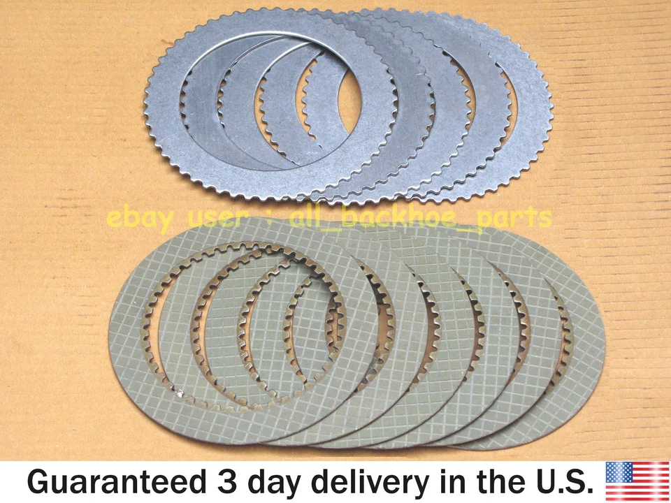 JCB BACKHOE - TRANSMISSION FRICTION/COUNTER PLATES 6 + 5 (445/30011 & 445/12307) - Image 1 of 1