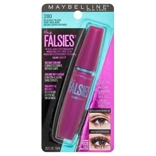 Maybelline Volume Express The Falsies Washable Mascara - 280 Blackest Black - Image 1 of 1