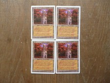 MTG 4 x Urza's Tower common 5th edition NM Magic The Gathering Playset