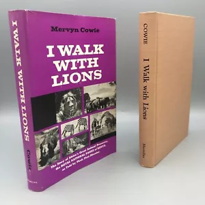 I Walk With Lions by Mervyn Cowie 1961 First Printing Hardcover Dust Jacket VTG - Imagen 1 de 12