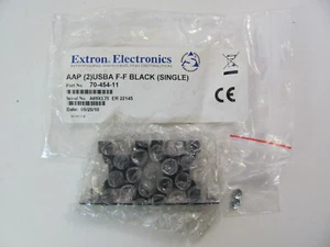 Extron 70-454-11 MAAP (2) USBA F-F Black Single Female to Female USB Connector - Picture 1 of 5