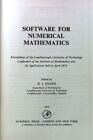 Software for Numerical Mathematics; Evans, D.J.: