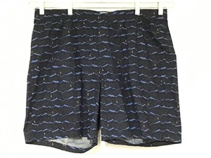 LL Bean Shorts Mens XL Reg Pull On Navy Blue Moon Classic Navy Night Stars - Picture 1 of 13