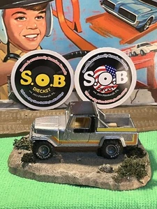 Hot Wheels Real Riders 1982 Jeep Scrambler Goodyear Rubber Tires Silver NM Cond - Picture 1 of 9