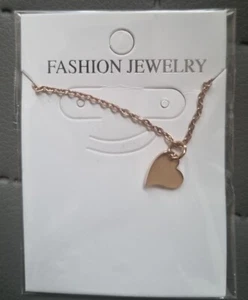 Halskette mit Herzanhänger Modeschmuck - Bild 1 von 2