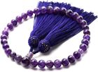 Prayer Beads for Women Amethyst Genuine Crystal 8mm prayer beads with Benefi 8mm