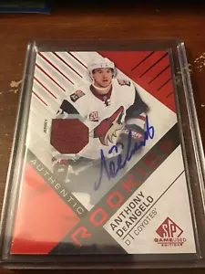 Anthony DeAngelo 2016-17 Upper Deck SP Game-Used RC Auto Jersey Relic - Picture 1 of 1
