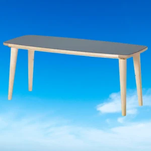 *New* OMTÄNKSAM Coffee table, anthracite/birch 115x60 cm 104.693.94 *Brand IKEA*