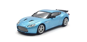 1/64 Kyosho ASTON MARTIN V12 ZAGATO BLUE diecast car model - Picture 1 of 4