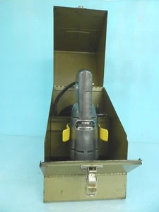 ORIG VTG CRAFTSMAN "60" (4-58')#315.7910 1/4" ELECTRIC DRILL w/ FACTORY MTL.CASE - Picture 1 of 12