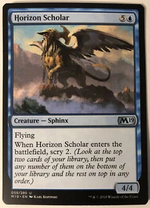 Magic The Gathering Horizon Scholar Core Set 2019 059/280 regular poco común - Imagen 1 de 1