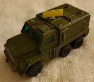 Matchbox Lesney Rolamatics #18 Badger Radar Truck Rare Green Military - Picture 1 of 3