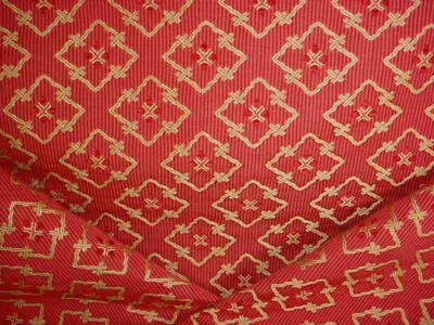 Tela de tapicería tejida rubí con figura de 10-1/4 años Brunschwig & Fils BR-89709 Creek Foto 1 de 4