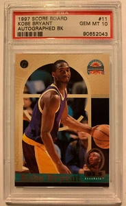 1997 Score Board Kobe Bryant Autographed BK #11 PSA 10 (Non Auto) RARE!!! - Picture 1 of 2