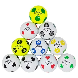 120 Callaway Chrome Soft Truvis Poor Quality AA Recycled Golf Balls - Picture 1 of 8