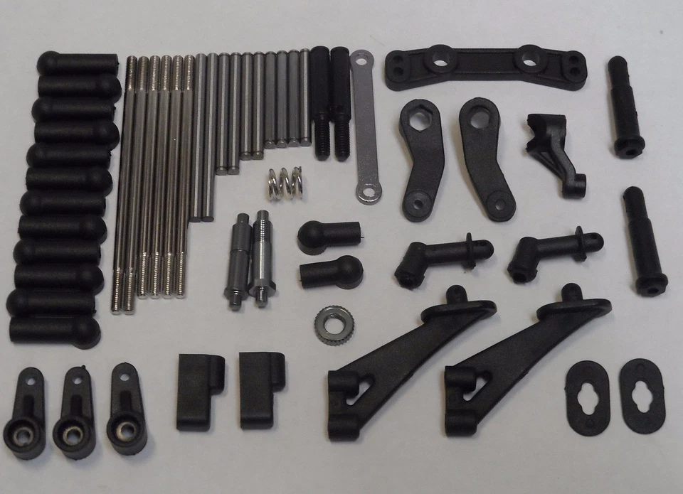 New Team C Hyde/TR02T Ansmann Macnum Steering/Turnbuckles/Wing Mount Parts Pack - Image 1 of 1
