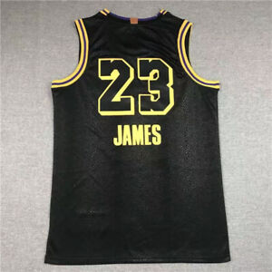 Lebron 6 Color Los Angeles Basketball James Throwback 23# King Basketball Jersey