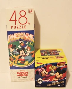 Mickey Mouse and Friends 48-teiliges Puzzle Mickey Roadster 24-teiliges Puzzle Neu  - Bild 1 von 5