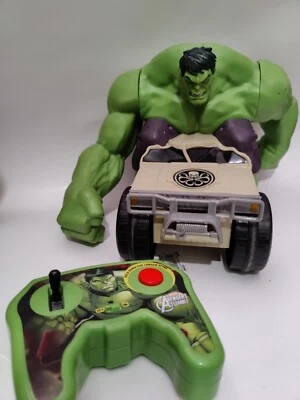 Incredible Hulk Remote Control Smash Car Jakks 2015 Marvel Avengers Tested - Image 1 of 4