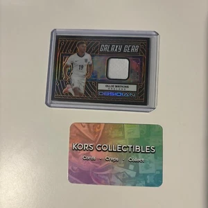 England OLLIE WATKINS PATCH 34/99 - 2023/24 PANINI OBSIDIAN ASTON VILLA RELIC - Picture 1 of 2
