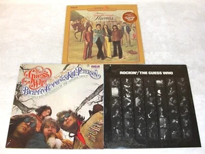 (3) SEALED LP's - Guess Who, The "Flavours" (Quad),"The Way They Were", "Rockin" - Picture 1 of 2