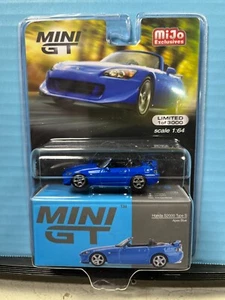 1/64 MINI GT MIJO EXCLUSIVO HONDA S2000 TIPO S APEX AZUL - Imagen 1 de 2